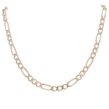 9ct Yellow Gold Figaro Chain 20"