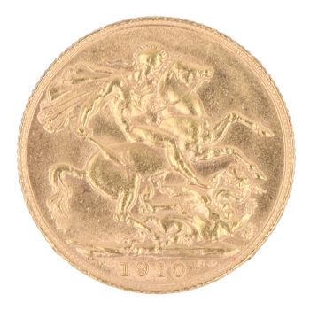 1910 Edward VII Full Sovereign Coin