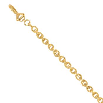 22ct Yellow Gold Fancy Bracelet 7"