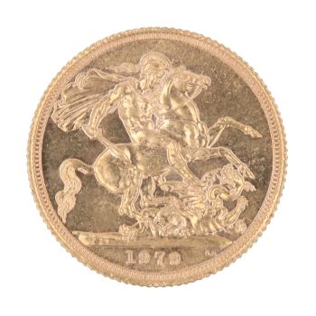 1979 Elizabeth II Full Sovereign Coin