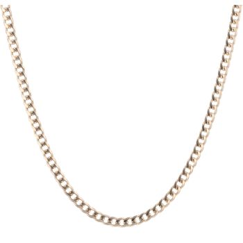 9ct Yellow Gold Curb Chain 18"