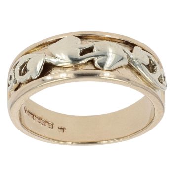 9ct Yellow And White Gold Vine Of Life Clogau Ring
