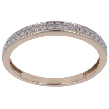 9ct Yellow Gold 0.20ct Brilliant Cut Diamond Eternity Ring