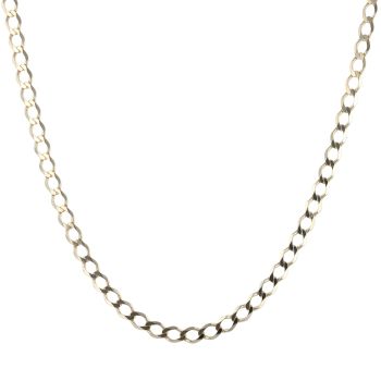9ct Yellow Gold Curb Chain 18"