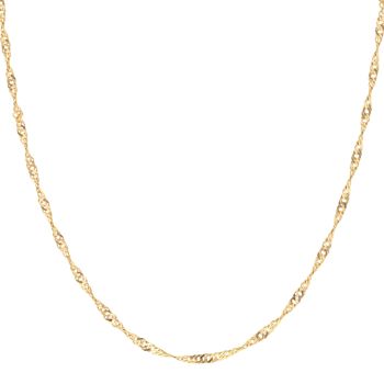 22ct Yellow Gold Ripple Chain 20"