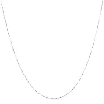 9ct White Gold Belcher Chain 20"