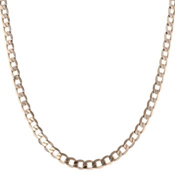 9ct Yellow Gold Curb Chain 20"