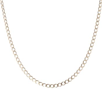 9ct Yellow Gold Curb Chain 24"