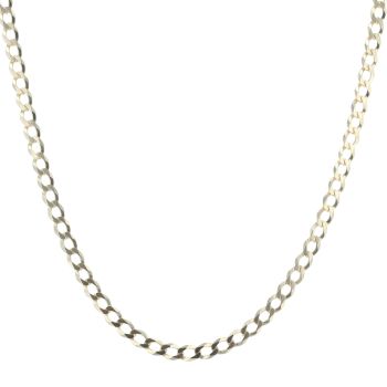 9ct Yellow Gold Curb Chain 20"