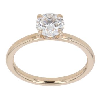 9ct Yellow Gold 1.08ct Brilliant Cut Diamond Lab Grown Diamond Solitaire Ring