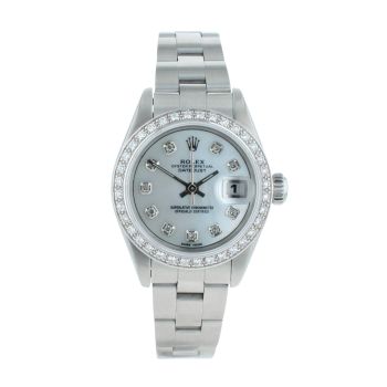 Rolex Custom Oyster Perpetual Date Pre Owned Watch Ref 79160