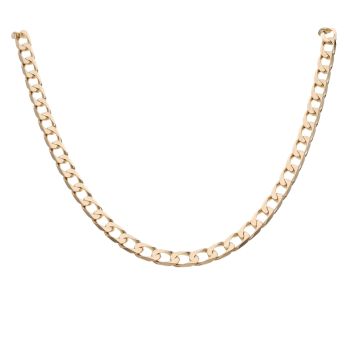9ct Yellow Gold Curb Chain 20"