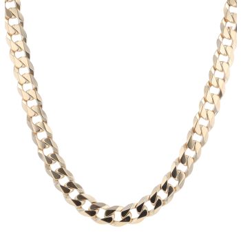 9ct Yellow Gold Curb Chain 26"