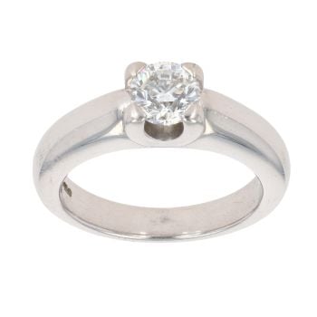 18ct White Gold 1.00ct Diamond Solitaire Ring
