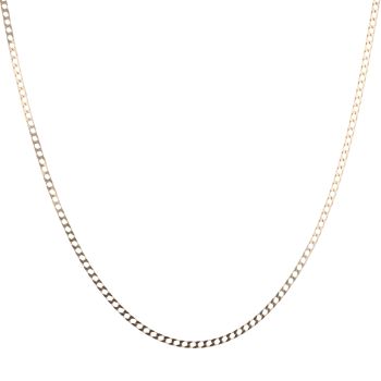 9ct Yellow Gold Curb Chain 18"