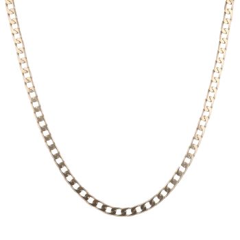 9ct Yellow Gold Curb Chain 18"