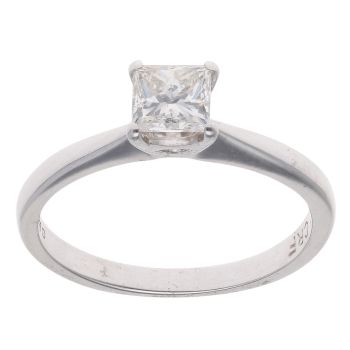18ct White Gold 0.45ct Diamond Solitaire Ring