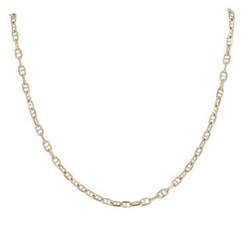 9ct Yellow Gold Anchor Chain 22"