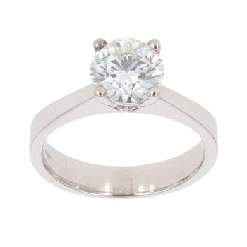 18ct White Gold 1.50ct Brilliant Cut Diamond Solitaire Ring