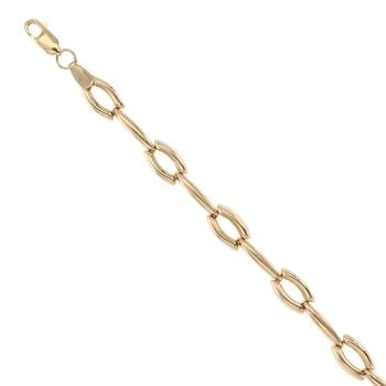 18ct Yellow Gold Fancy Bracelet 7"