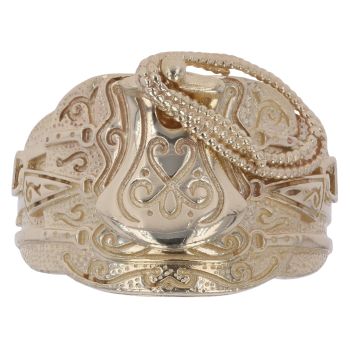 9ct Yellow Gold Saddle Ring