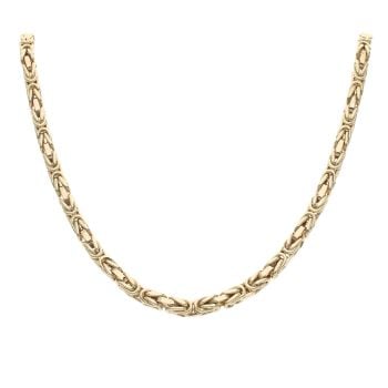 14ct Yellow Gold Byzantine Chain 24"