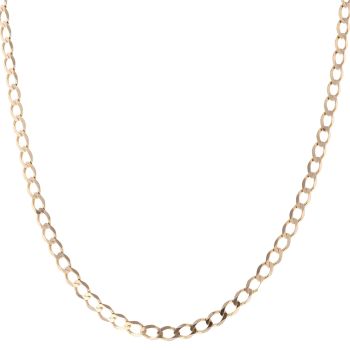 9ct Yellow Gold Curb Chain 24"