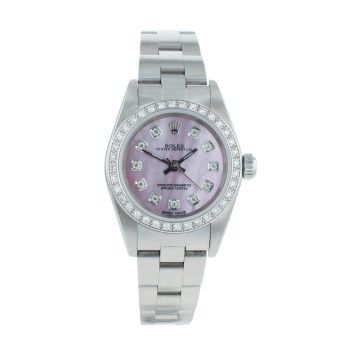 Rolex Custom Oyster Perpetual Pre Owned Watch Ref 76080