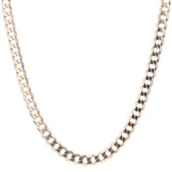 9ct Yellow Gold Curb Chain 20"