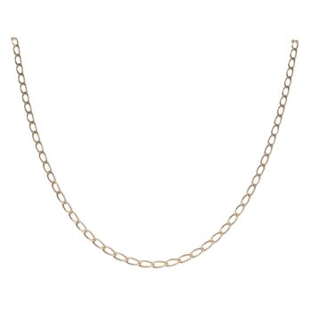 9ct Yellow Gold Curb Chain 22"