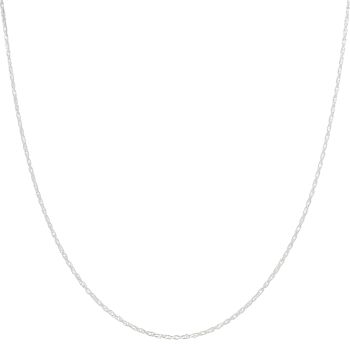Silver Prince Of Wales Chain 18"