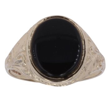 9ct Yellow Gold Maltese Cross Signet Ring