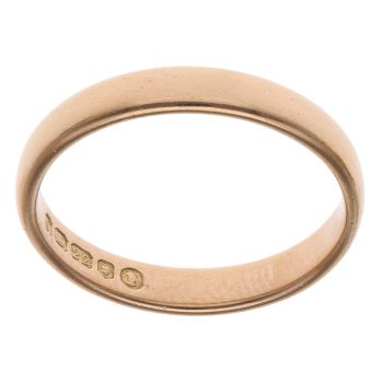 22ct Yellow Gold Wedding Band 3.3mm