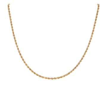9ct Yellow Gold Rope Chain 22"