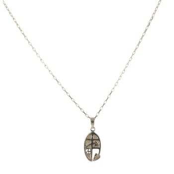 9ct Yellow Gold Rennie Mac Pendant and Chain 18"