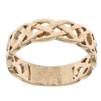 9ct Yellow Gold Cetlic Band
