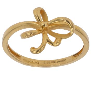 22ct Yellow Gold Bow Knot Fancy Ring