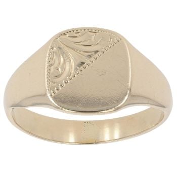 9ct Yellow Gold Signet Ring