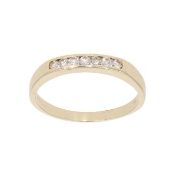 9ct Yellow Gold 0.20ct Diamond Eternity Ring