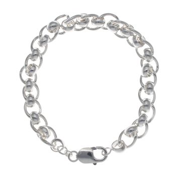 Silver Rollerball Bracelet 8.5" By Icesia
