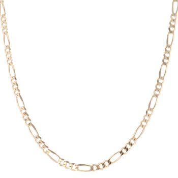 9ct Yellow Gold Figaro Chain 18"