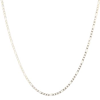 9ct Yellow Gold Figaro Chain 18"