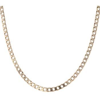 9ct Yellow Gold Curb Chain 18"