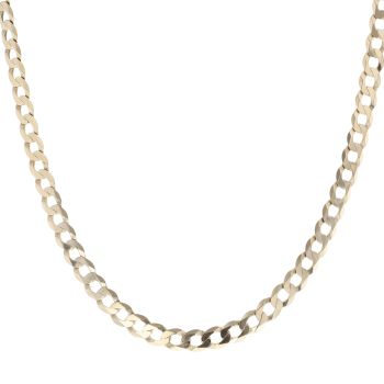 9ct Yellow Gold Curb Chain 22"