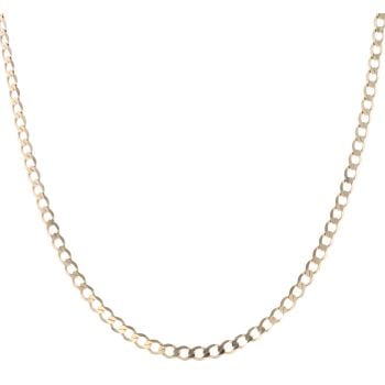 9ct Yellow Gold Curb Chain 18"