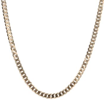 9ct Yellow Gold Curb Chain 24"