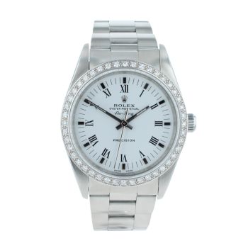 Rolex Custom Air-King Pre Owned Watch Ref 14010M