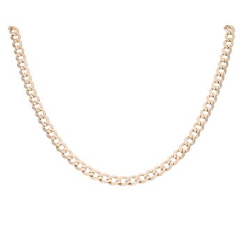 9ct Yellow Gold Curb Chain 20"