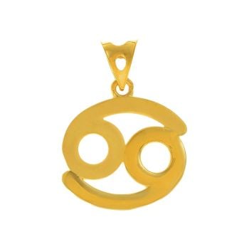 22ct Gold Cancer Zodiac Pendant