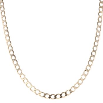 9ct Yellow Gold Curb Chain 26"